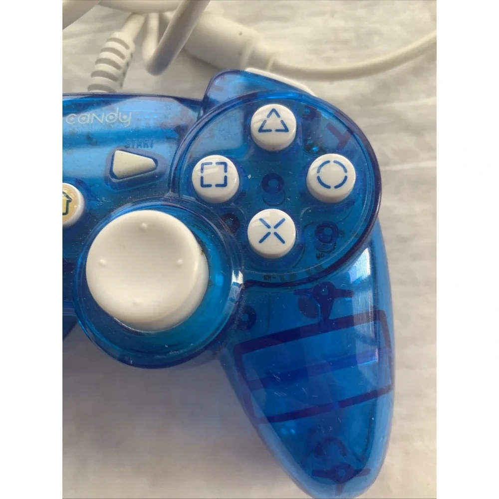 Rock Candy Wired Controller for Playstation 3 Blue - Untested